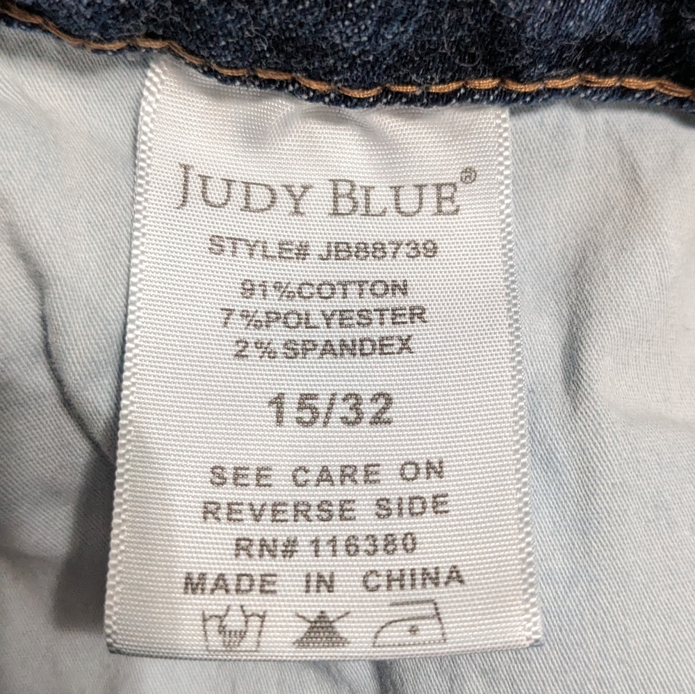 SOLD Judy Blue Tummy Control Madison Flare Jeans sz 15/32 JB88739 - Picture 5 of 6
